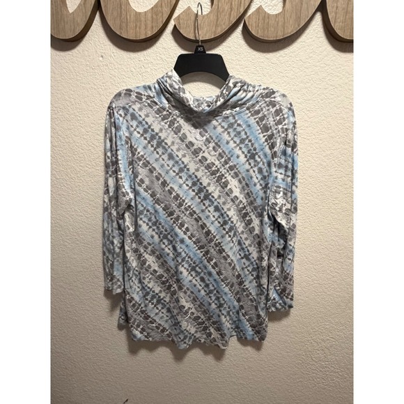 Ruby Rd. Blue Blouse Top - Picture 3 of 3